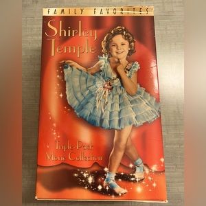 2000 Vintage Shirley Temple "Family Favorites"
Triple Pack VHS Movie Collection